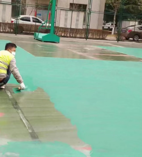 三沙球场地面翻新